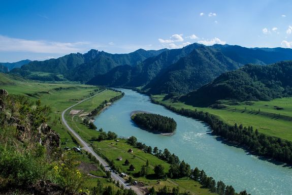 Fluss, Berge