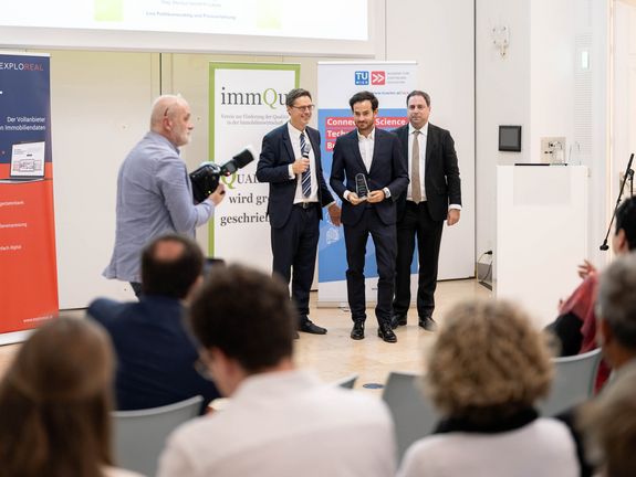 Christian Maurice Frick, Alumni of TU Vienna, receives award