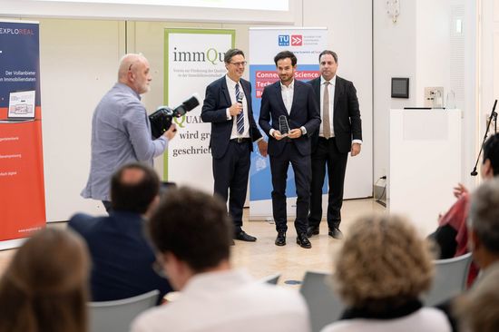 Christian Maurice Frick, Alumni of TU Vienna, receives award