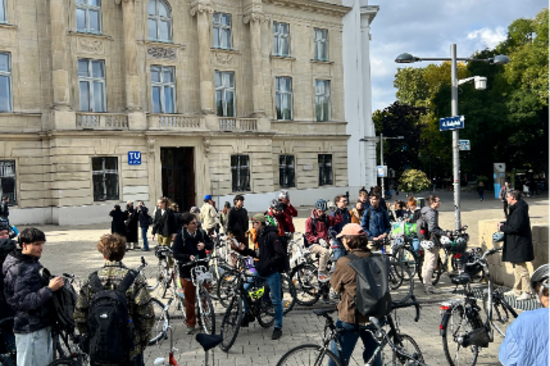 First group bike tour