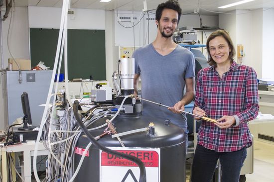 Sami Dzsaber und Prof. Silke Bühler-Paschen