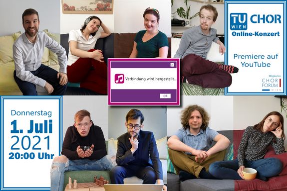 TU Wien Chor Plakat - TU Wien Chor Konzert: Verbindung wird hergestellt...