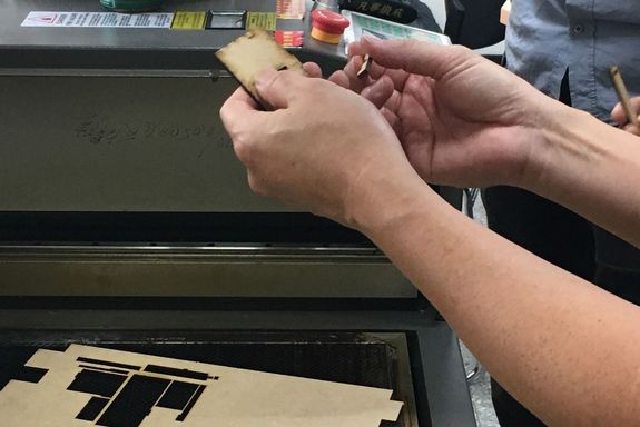 Laser cutting