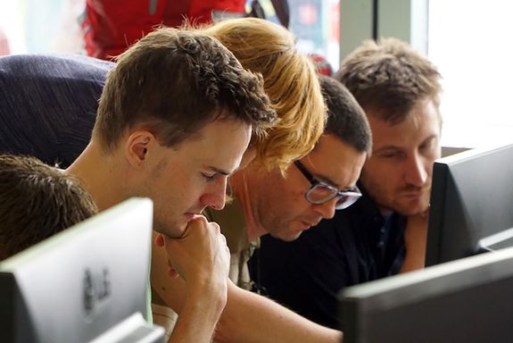 Ausbildung im Computerraum