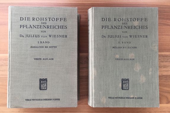 Buchcover Wiesner Rohstoffsamlung