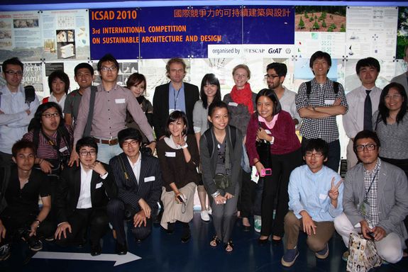 TeilnehmerInnen des Architektur- und Designwettbewerb ICSAD 2010