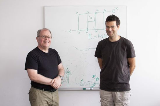 Martin Goldstern (links) und Jakob Kellner (rechts)