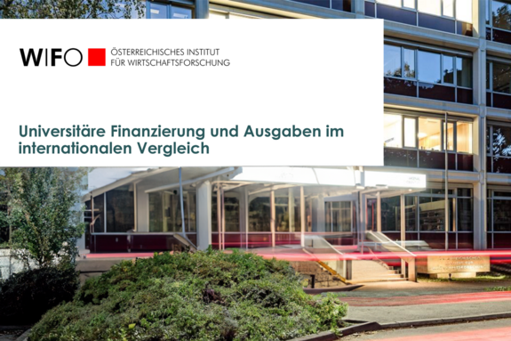 Titelfolie der WIFO-Studie "Wirtschaftiche Effekte von Universitäten"