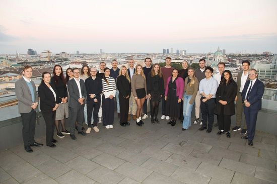 Gruppenfoto der neuen Durchgangsgruppe