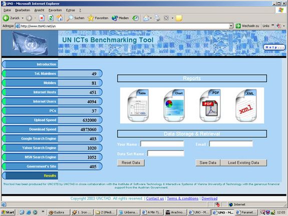 Abb. 2: Testergebnisse können in unterschiedlichen Formaten ausgegeben werden.