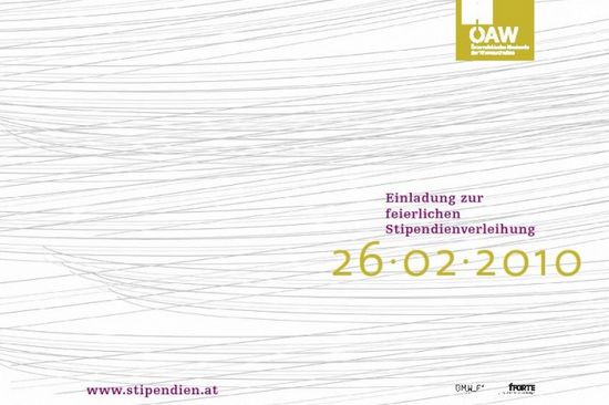 Einladung Stipendienverleihung