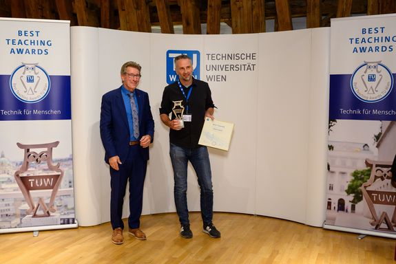 Best Teacher Johann Fellner (TU Wien Academy for Continuing Education)