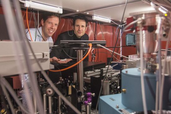 Gruppenfoto im Labor