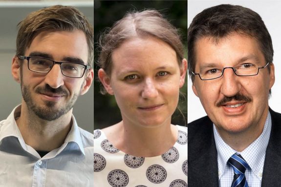 Collage 3 Porträts: Philipp Preinstorfer, Manuela Waldner und Michael Harasek (von links)