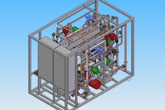3D-Schema der Anlage