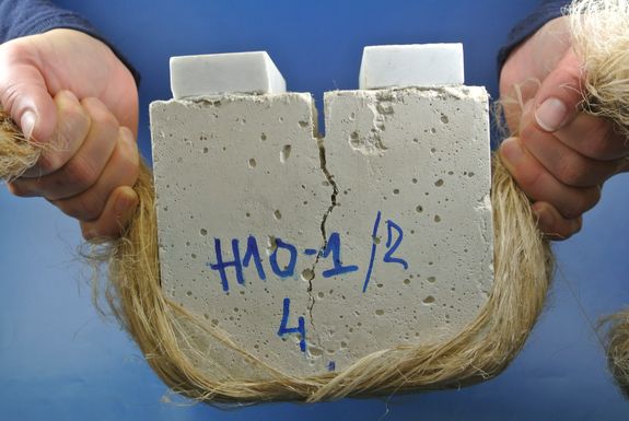 Stabil und haltbar: Beton mit Pflanzenfasern