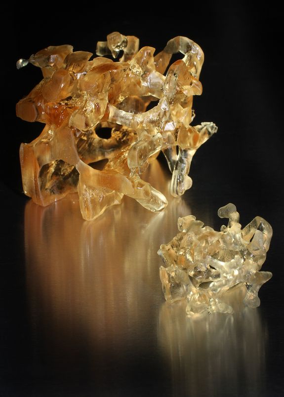 Mittels 3D-Druck hergestellte Gerüststruktur aus bioabbaubaren Polymeren Mittels 3D-Druck hergestellte Gerüststruktur aus bioabbaubaren Polymeren