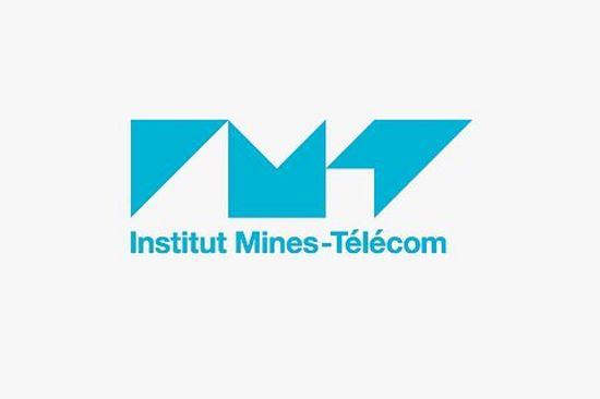 Logo IMT, Institut Mines-Télécom