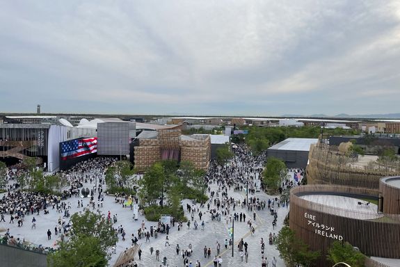 Blick auf das EXPO Gelände