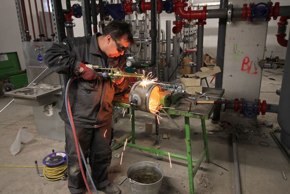 Arbeiten an der Haustechnischen Installation