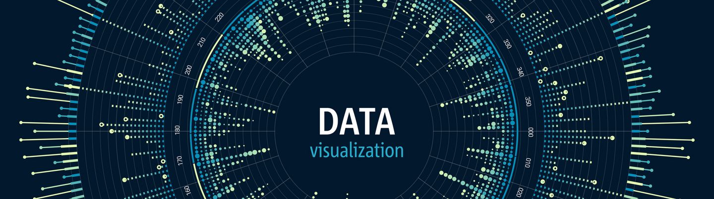 Konzept zur Visualisierung von Big Data. Digitales Design von Infografiken. Darstellung von Datenanalysen. Technischer und wissenschaftlicher Hintergrund. Abstraktes Datendiagramm.