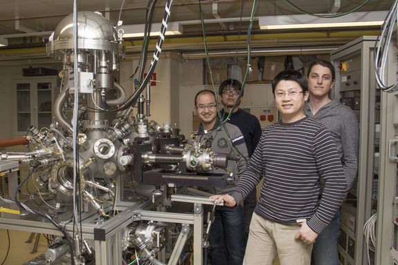 Zhicheng Zhong, Xianfeng Hao, Zhiming Wang, Stefan Gerhold (v.l.n.r)