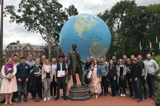 Gruppenfoto in Boston