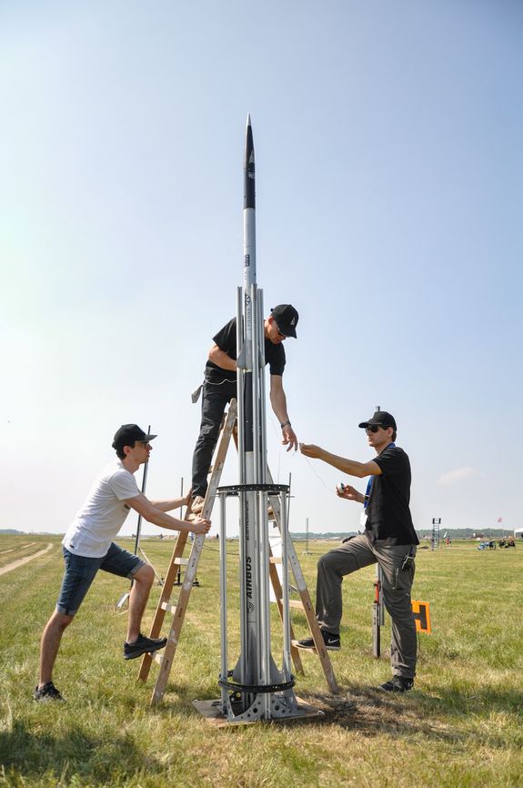 The Hound - die bisher leistungsstärkste Rakete des Space Teams der TU Wien The Hound - die bisher leistungsstärkste Rakete des Space Teams der TU Wien