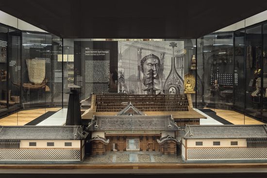 Modell einer Daimyo-Residenz im Weltmuseum [1]