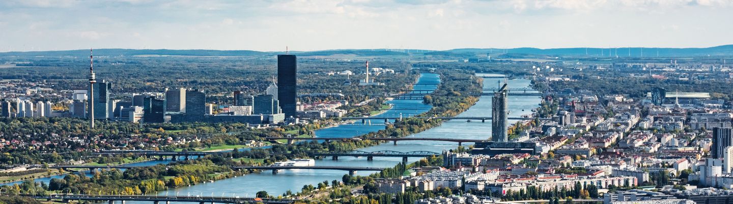Die Donau in Wien