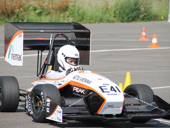 Rennwagen des TUW Racing Teams