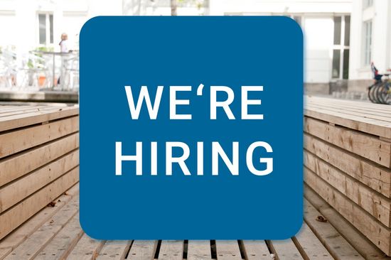 We are hiring visual