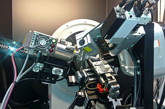 Eines der neuen Geräte des Röntgenzentrums: Ein Materialdiffraktometer mit Mikrofocus