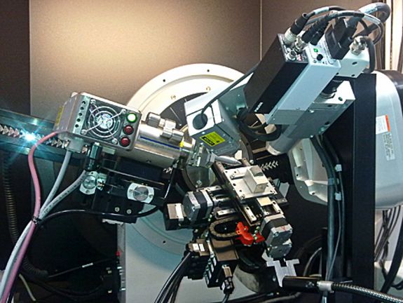 Eines der neuen Geräte des Röntgenzentrums: Ein Materialdiffraktometer mit Mikrofocus