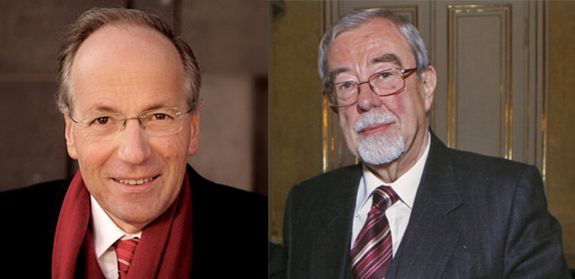 Prof. Rudolf Taschner (Copyright: http://www.rudolftaschner.at), Prof. Norbert Vana (Copyright BMWF)