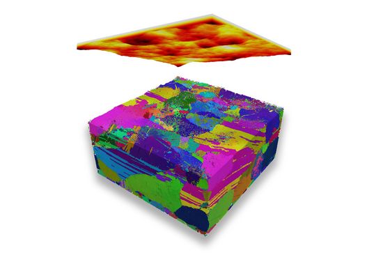 Bunte grob gehaltene Computergrafik