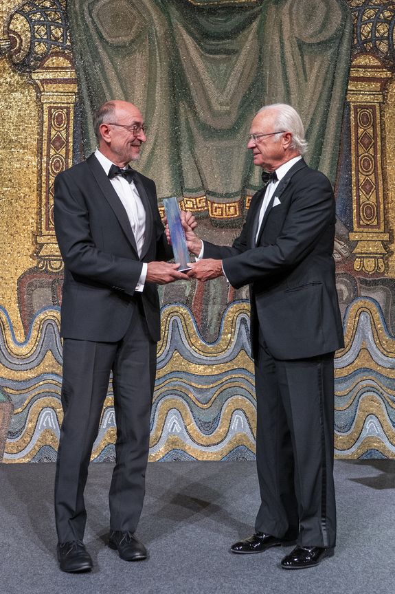 Günter Blöschl und König Carl XVI Gustaf