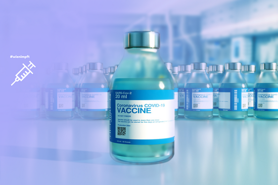 Symbol photo with vaccination doses