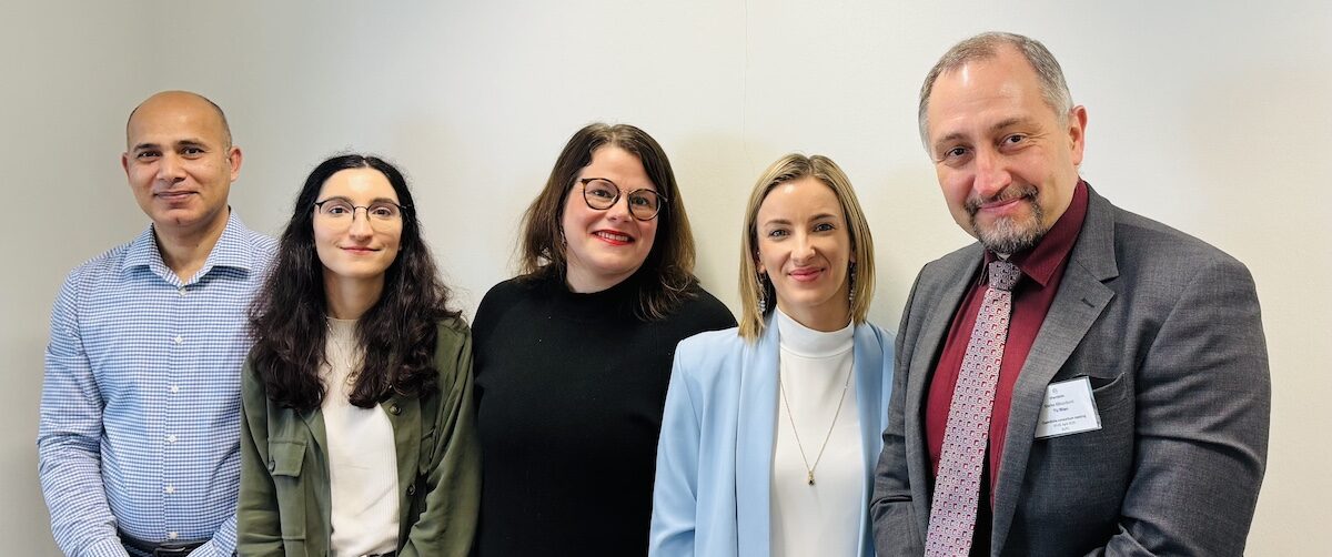In Picture: Muhammad Farooq Zia, Chiara Foglio, Anni Siltanen, Emma Argutyan, Marko Mihovilovic