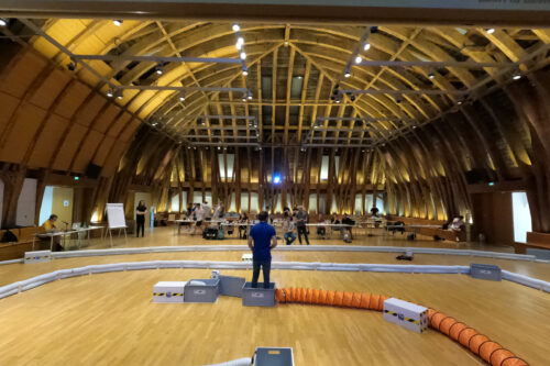 Race track in Kuppelsaal