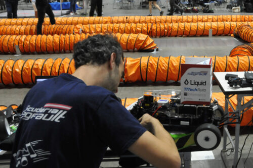 Hardware adjustments on race car