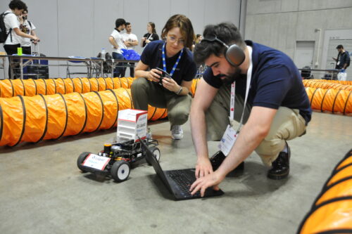 Testing directly on the race track
