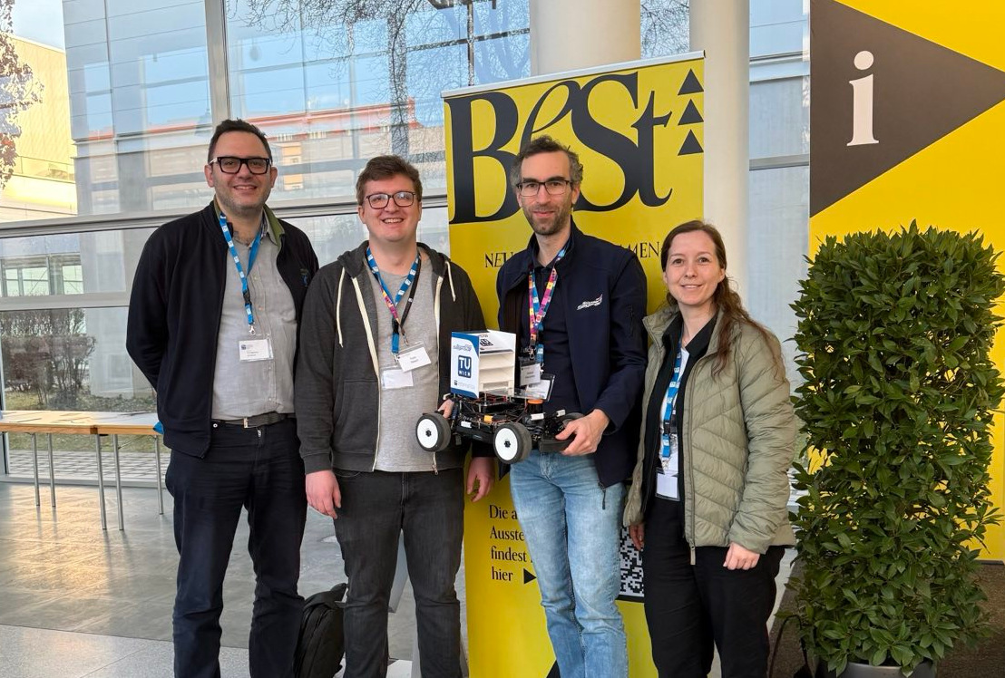 Representatives of Team Scuderia Segfault at BeSt study faire