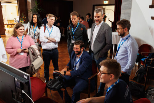 Participants driving remotely