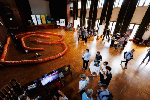 Demonstration of autonomous cars