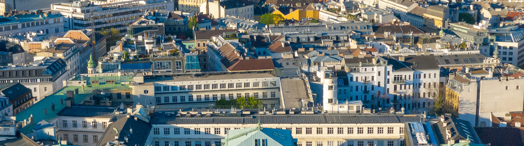 Overview of Vienna from above