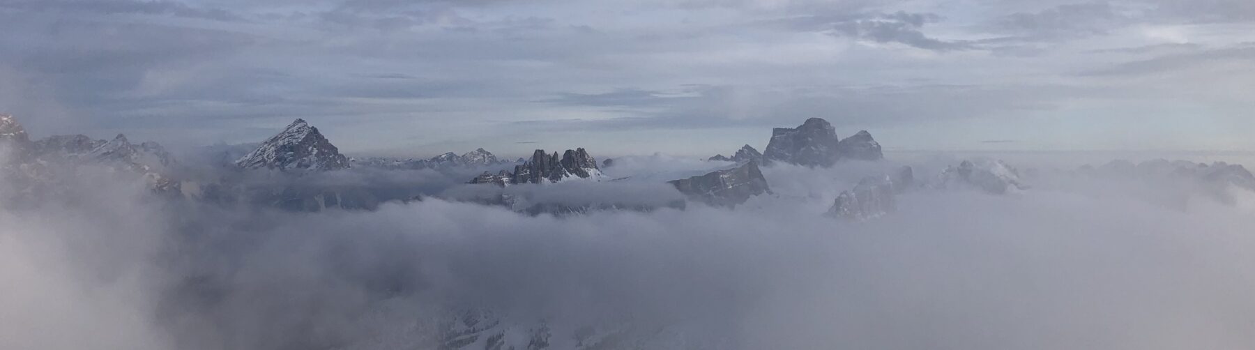 Dolomites in winter
