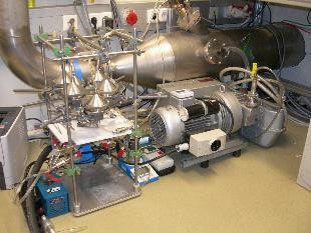 Bild eines Verdünnungstunnels für Abgasmessungen