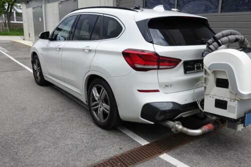 BMW X3 equipped with PEMS
