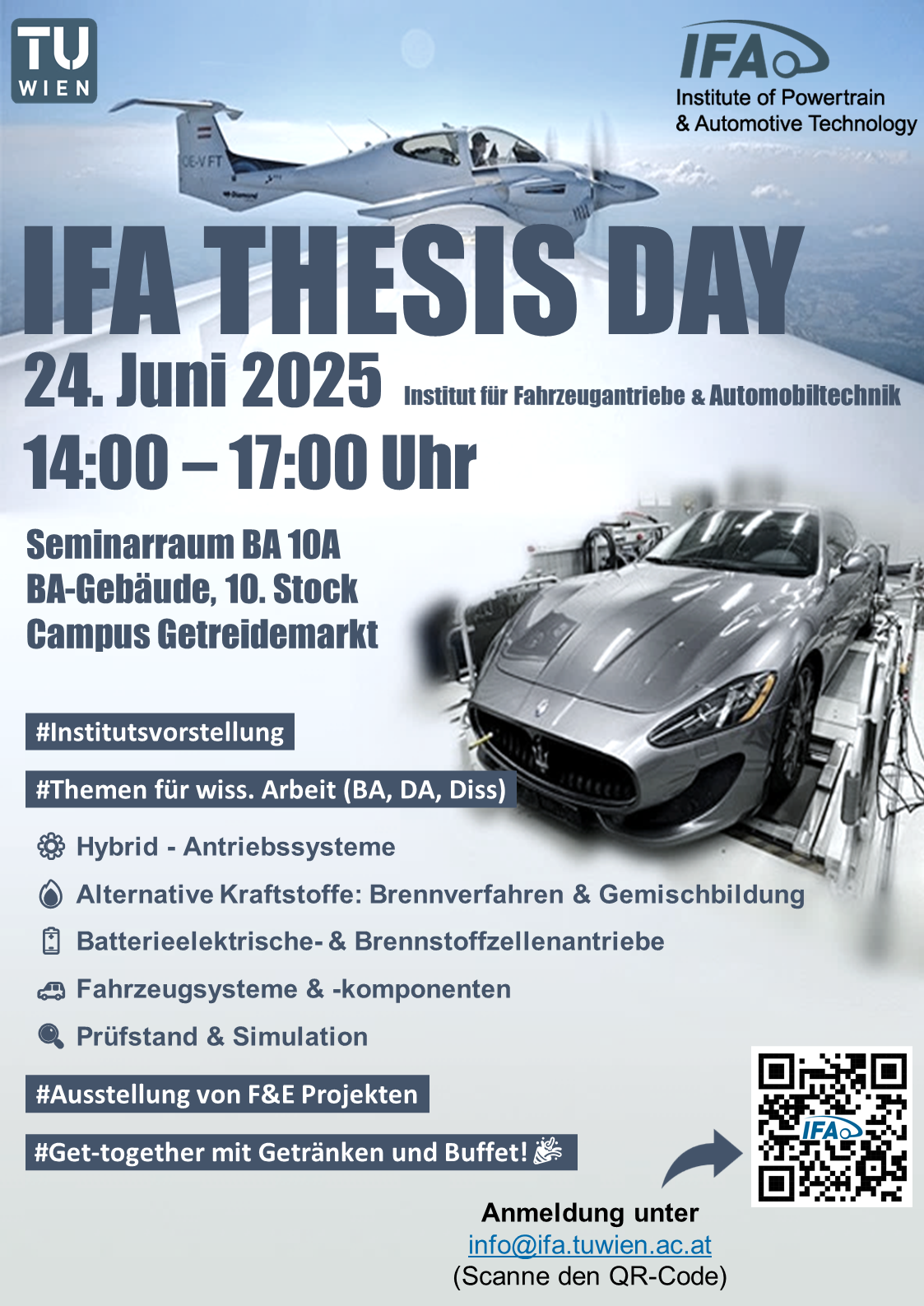 Plakat für IFA Thesis Day